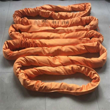 40 TON ENDLESS ROUND WEBBING SLINGS,WLL40000kg Polyester Heavy Duty Round Lifting sling