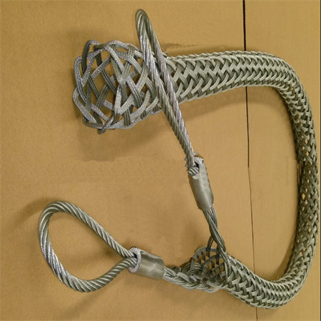 不锈钢双拉环网套,不锈钢双拉环拉线网套,双拉环电缆网套