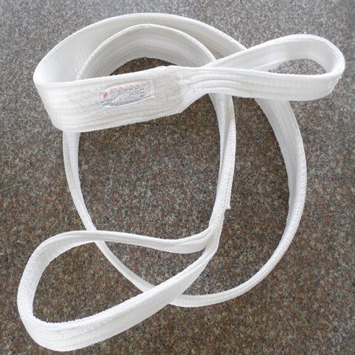 High-tensile Anti-Acids and Alkali White Webbing Slings for Lifting