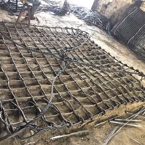 Wire Mesh Knotted Rope Lifting Net