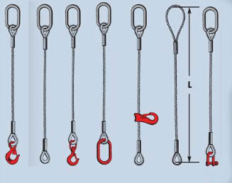 Single Leg Wire Rope Sling