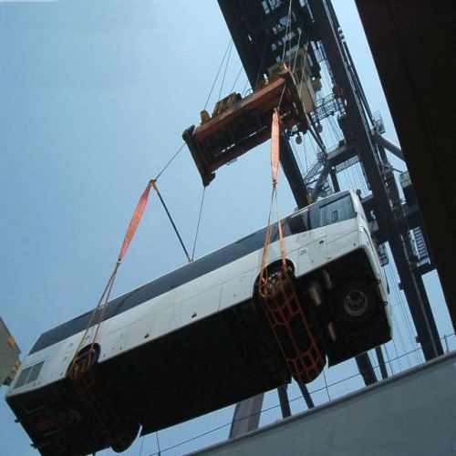 Truck double beam Lifting Gear with polyester webbing Net