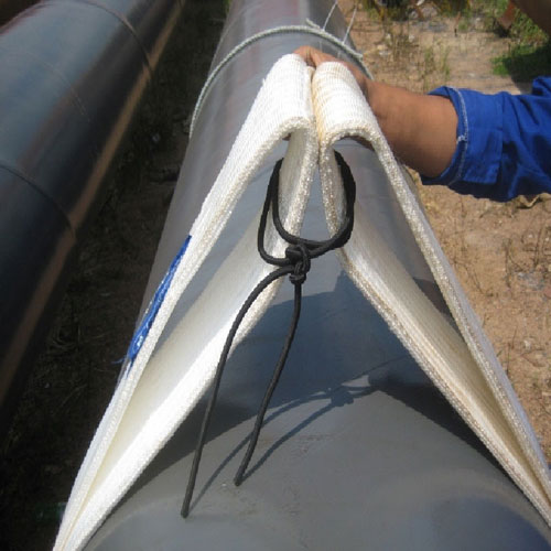 White Polyester Endless One Way Flat Webbing Sling