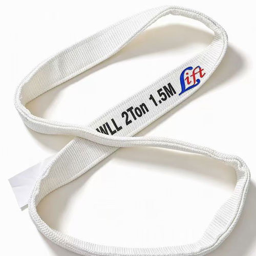 One Way Endless Sling Disposable Polyester Endless Webbing Sling for Pipe Lifting Export Cargo Handling