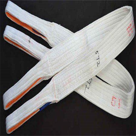 白色扁平吊装带 白色扁平环眼吊装带 白色丙纶吊带 白色环型扁平吊装带 力夫特索具集团