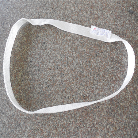 One way white lifting sling_One Way White Lifting Web Sling